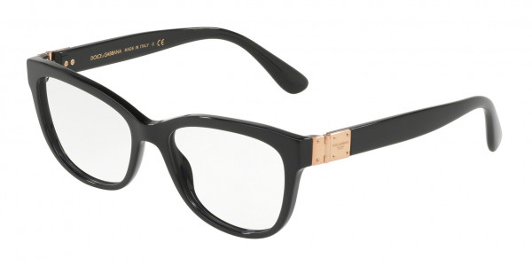 Dolce & Gabbana DG3290 Eyeglasses, 501 BLACK