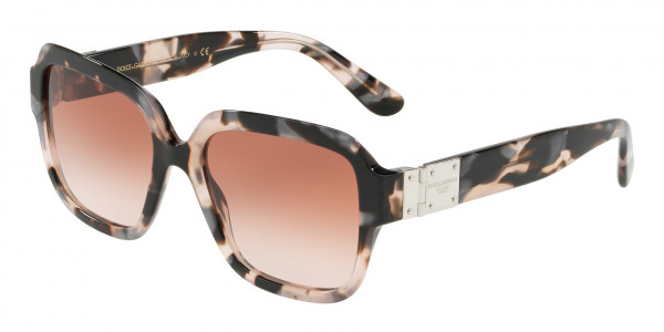 Dolce & Gabbana DG4336 Sunglasses, 312013 PEARL GREY HAVANA
