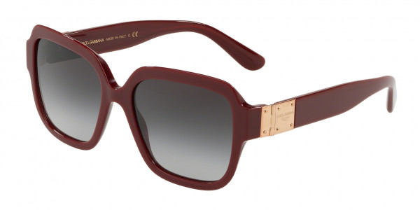 Dolce & Gabbana DG4336F Sunglasses, 30918G BORDEAUX