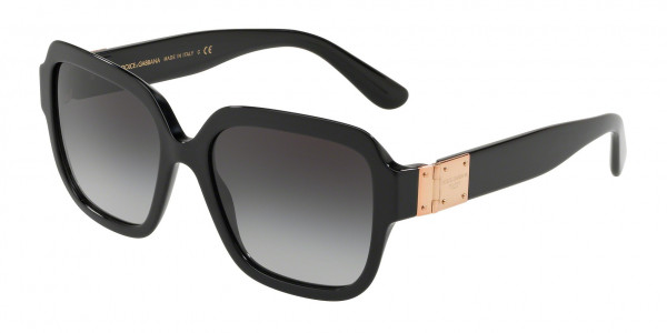 Dolce & Gabbana DG4336F Sunglasses, 501/8G BLACK