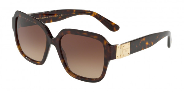 Dolce & Gabbana DG4336F Sunglasses, 502/13 HAVANA