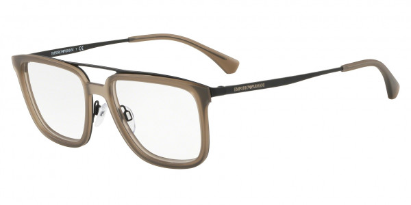 Emporio Armani EA1073 Eyeglasses, 3001 MATTE BLACK (BROWN)