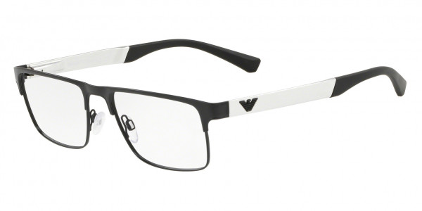 Emporio Armani EA1075 Eyeglasses, 3001 MATTE BLACK