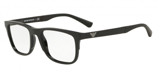 Emporio Armani EA3133F Eyeglasses, 5017 BLACK (BLACK)