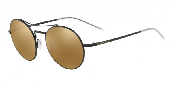 Emporio Armani EA2061 Sunglasses, 30017D MATTE BLACK (BLACK)