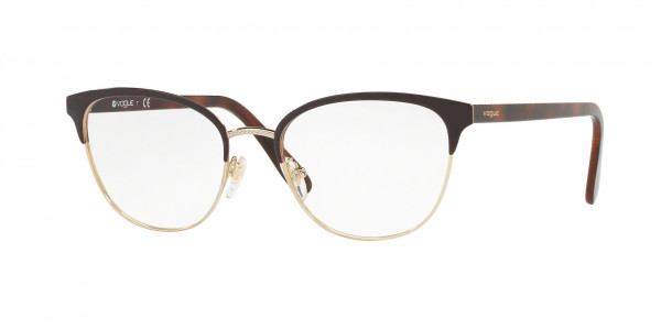 Vogue VO4088 Eyeglasses, 997 TOP BROWN/PALE GOLD (BROWN)