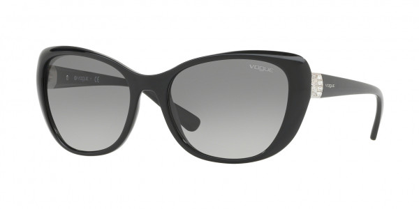 Vogue VO5194SB BELLO Sunglasses, W44/11 BLACK (BLACK)