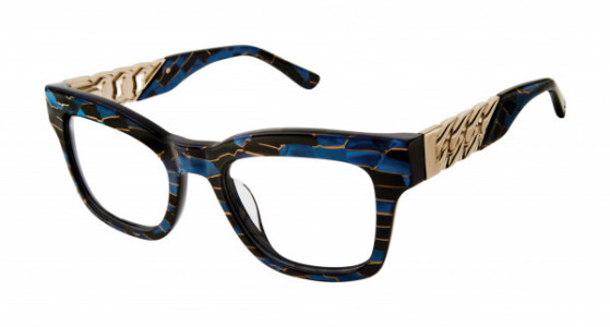 L.A.M.B. LA044 Eyeglasses, Blue (BLU)