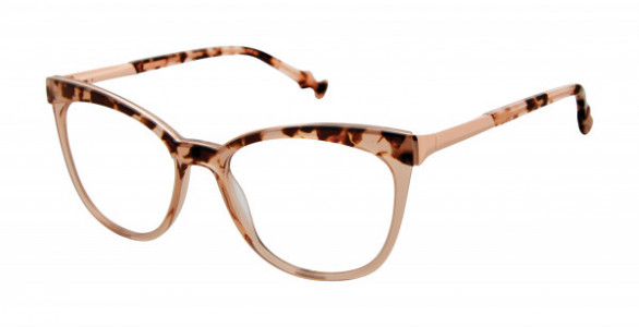Ted Baker B762 Eyeglasses, Brown Pink Tortoise (BRN)