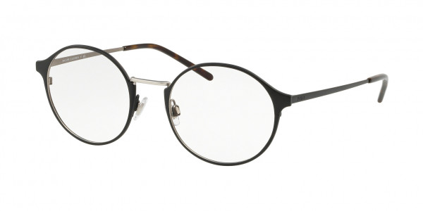 Polo PH1182 Eyeglasses, 9333 MATTE BLACK ON MATT SILVER (BLACK)