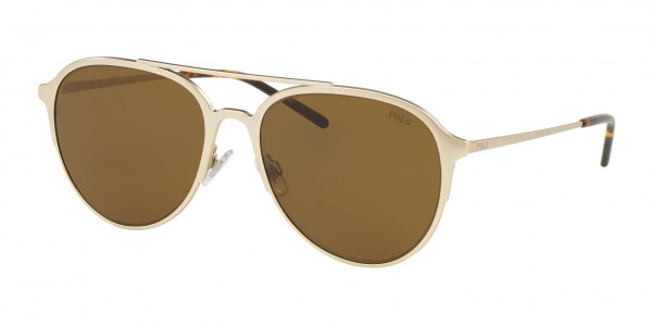 Polo PH3115 Sunglasses, 911673 PALE MATTE GOLD (GOLD)