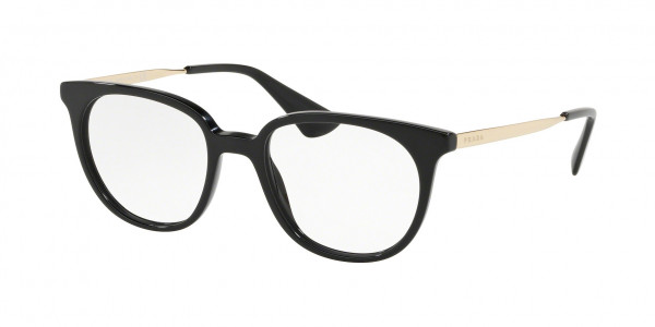Prada PR 13UV CATWALK Eyeglasses, 1AB1O1 BLACK (BLACK)