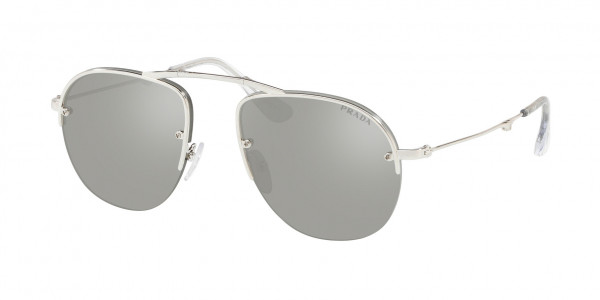 Prada PR 54US CATWALK Sunglasses, 1BC197 SILVER (SILVER)
