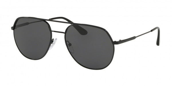 Prada PR 55US CONCEPTUAL Sunglasses, 1AB5S0 BLACK (BLACK)