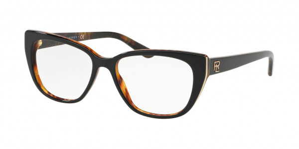 Ralph Lauren RL6171 Eyeglasses, 5260 SHINY BLACK ON JERRY HAVANA (BLACK)