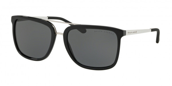 Ralph Lauren RL8164 Sunglasses, 500187 SHINY BLACK (BLACK)