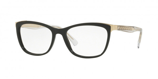 Versace VE3255 Eyeglasses, GB1 BLACK