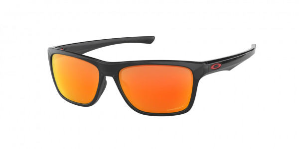 Oakley OO9334 HOLSTON Sunglasses, 933412 HOLSTON POLISHED BLACK PRIZM R (BLACK)