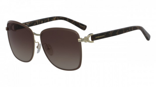 Longchamp LO103S Sunglasses, (717) GOLD/BROWN
