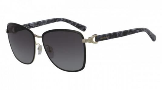 Longchamp LO103S Sunglasses, (720) GOLD/BLACK