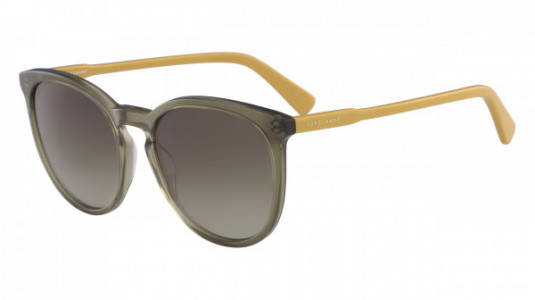 Longchamp LO606S Sunglasses, (342) MILITARY/OCHRE