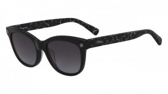 Longchamp LO614S Sunglasses, (001) BLACK