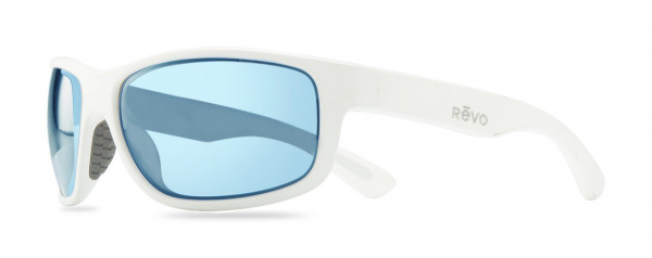 Revo BASELINER Sunglasses, Matte White (Lens: Blue Water)