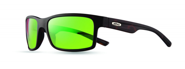 Revo CRAWLER Sunglasses, Matte Tortoise (Lens: Green Water)