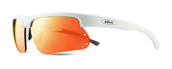 Revo CUSP S Sunglasses, White (Lens: Solar Orange)