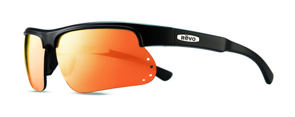 Revo CUSP S Sunglasses, Matte Black (Lens: Solar Orange)