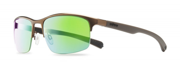 Revo FUSELIGHT Sunglasses, Brown (Lens: Green Water)
