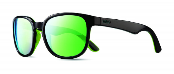 Revo KASH Sunglasses, Black (Lens: Green Water)