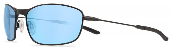 Revo THIN SHOT Sunglasses, Matte Black (Lens: Blue Water)