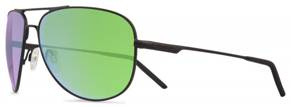 Revo WINDSPEED Sunglasses, Matte Black (Lens: Green Water)