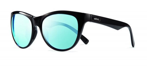 Revo BARCLAY Sunglasses, Black (Lens: Blue Water)