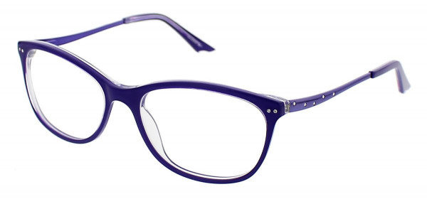 Steve Madden GLIITSY Eyeglasses, Purple Laminate