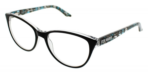 Steve Madden SAAMI Eyeglasses, Black Laminate