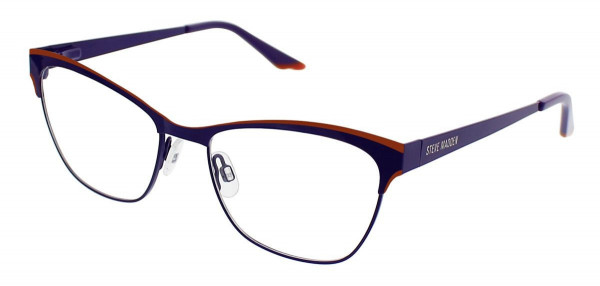 Steve Madden SAASHA Eyeglasses, Purple Orange