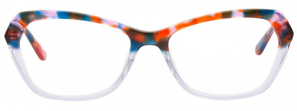 Paradox P5046 Eyeglasses, 010 - Brown & Orange & Blue