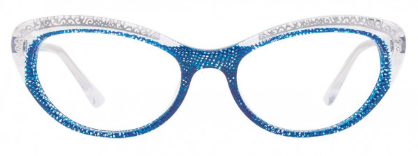 Paradox P5044 Eyeglasses, 050 - Blue & Crystal