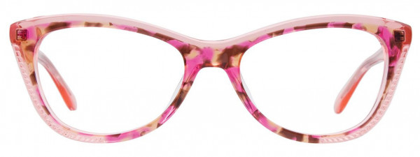 Paradox P5028 Eyeglasses, 030 - Pink & Brown & Crystal Pink