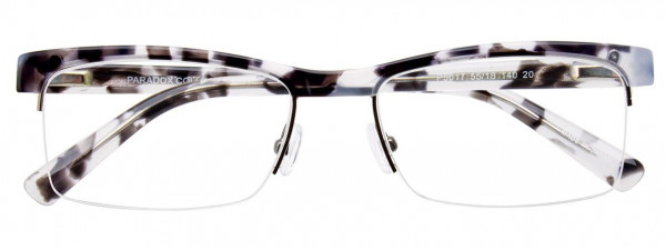 Paradox P5017 Eyeglasses, 020 - Light Grey Crystal & Black