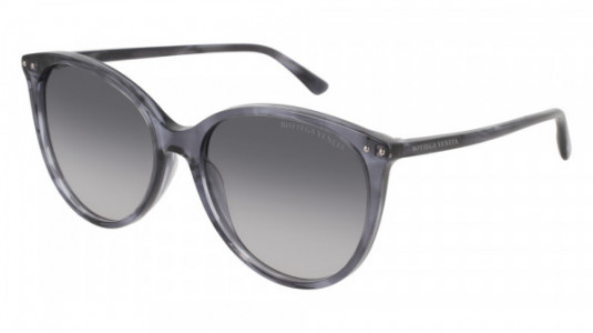 Bottega Veneta BV0159S Sunglasses, 004 - GREY with GREY lenses