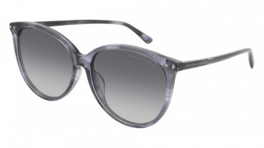 Bottega Veneta BV0159SA Sunglasses, 004 - GREY with GREY lenses