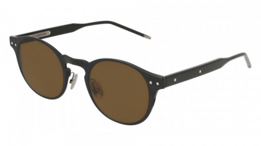 Bottega Veneta BV0180S Sunglasses, 001 - BLACK with BROWN lenses