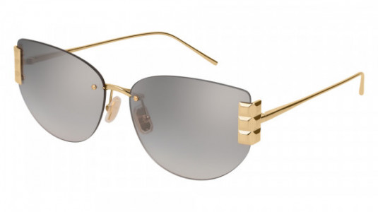 Boucheron BC0052S Sunglasses, 001 - GOLD with GREY lenses