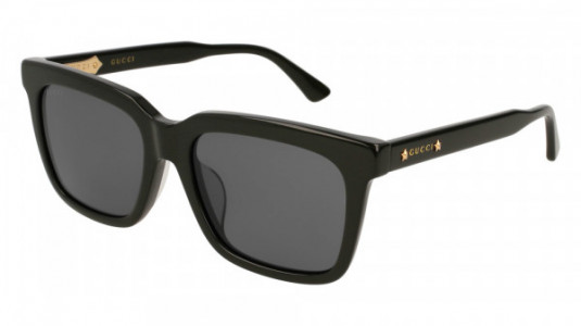 Gucci GG0267SA Sunglasses, 001 - BLACK with GREY lenses