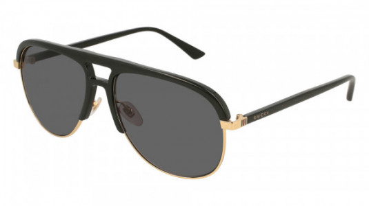 Gucci GG0292S Sunglasses, 001 - BLACK with GREY lenses