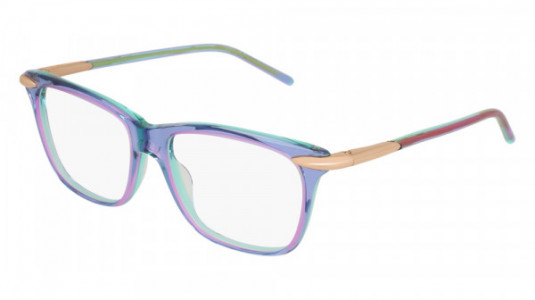 Pomellato PM0049O Eyeglasses, 002 - LIGHT-BLUE