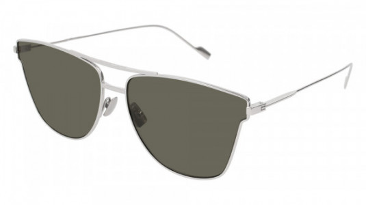 Saint Laurent SL 51 T Sunglasses, 002 - SILVER with GREY lenses